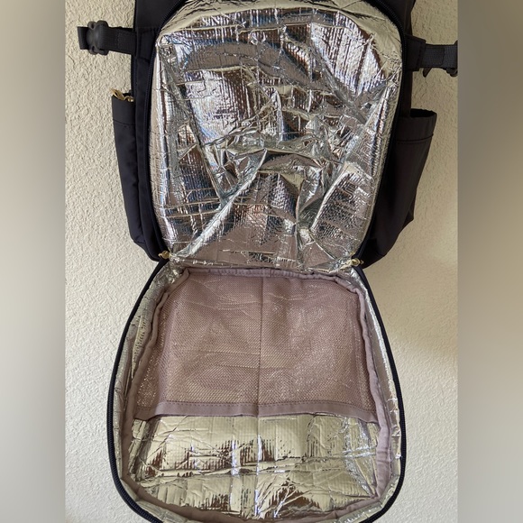 Tik Tok viral Stanley cup holder Issac Mizrahi Backpacks (Charcoal/Black/Navy) - Picture 7 of 9